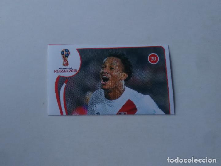 Collezionismo sportivo: 30 ANDR&Eacute; CARRILLO SELECCI&Oacute;N PER&Uacute; CROMO STICKER ESTAMPA WORLD CUP RUMBO MUNDIAL 2018 EDITADO EN PER&Uacute;