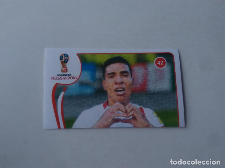 Collezionismo sportivo: 42 PAOLO HURTADO SELECCI&Oacute;N PER&Uacute; CROMO STICKER ESTAMPA WORLD CUP RUMBO MUNDIAL 2018 EDITADO EN PER&Uacute;