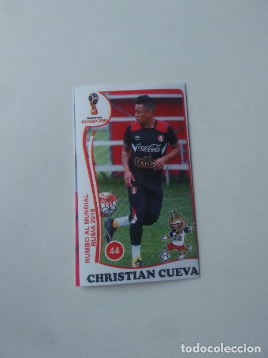 Collezionismo sportivo: 44 CHRISTIAN CUEVA SELECCI&Oacute;N PER&Uacute; CROMO STICKER ESTAMPA WORLD CUP RUMBO MUNDIAL 2018 EDITADO EN PER&Uacute;