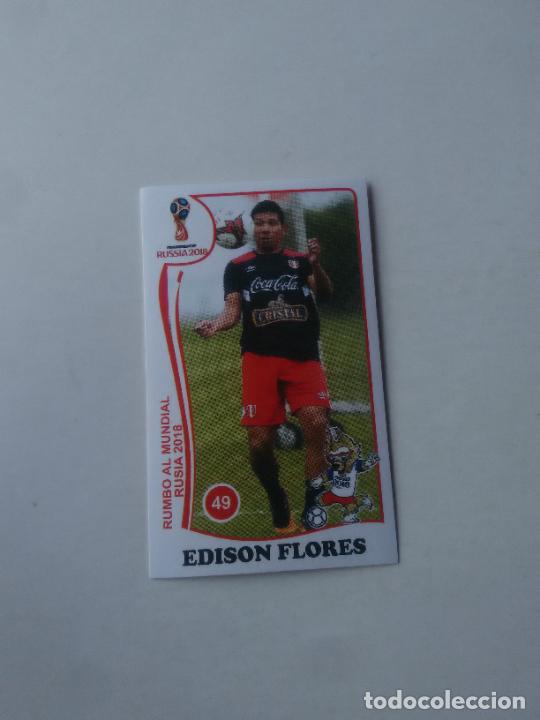 Collezionismo sportivo: 49 EDISON FLORES SELECCI&Oacute;N PER&Uacute; CROMO STICKER ESTAMPA WORLD CUP RUMBO MUNDIAL 2018 EDITADO EN PER&Uacute;