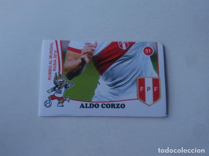 Collezionismo sportivo: 51 ALDO CORZO SELECCI&Oacute;N PER&Uacute; CROMO STICKER ESTAMPA WORLD CUP RUMBO MUNDIAL 2018 EDITADO EN PER&Uacute;