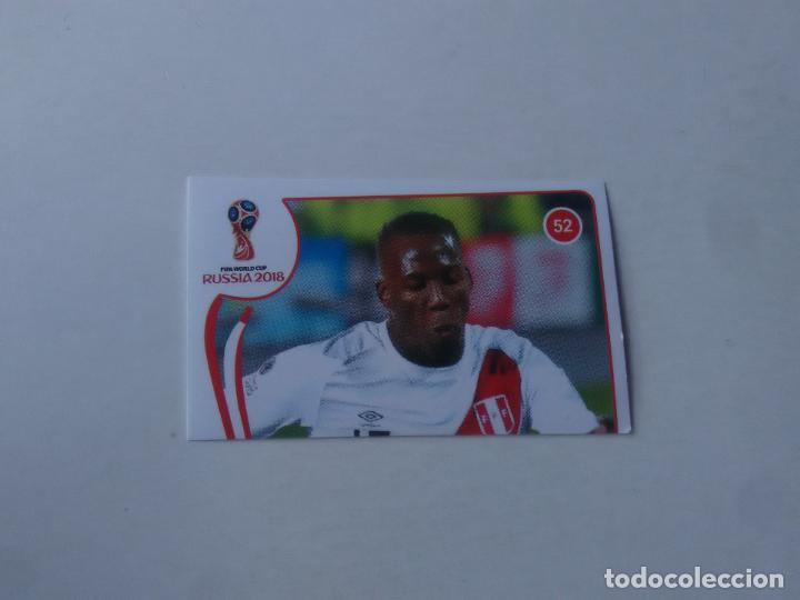Collezionismo sportivo: 52 LUIS ADV&Iacute;NCULA SELECCI&Oacute;N PER&Uacute; CROMO STICKER ESTAMPA WORLD CUP RUMBO MUNDIAL 2018 EDITADO EN PER&Uacute;