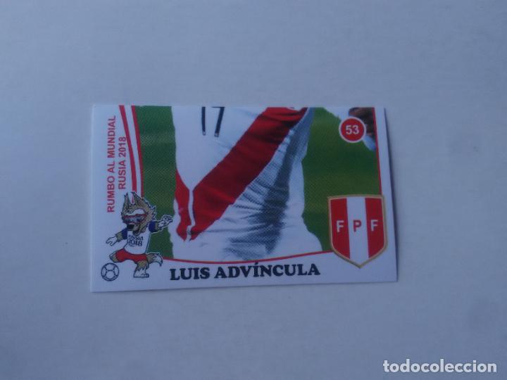 Collezionismo sportivo: 53 LUIS ADV&Iacute;NCULA SELECCI&Oacute;N PER&Uacute; CROMO STICKER ESTAMPA WORLD CUP RUMBO MUNDIAL 2018 EDITADO EN PER&Uacute;