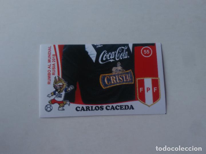 Collezionismo sportivo: 55 CARLOS CACEDA SELECCI&Oacute;N PER&Uacute; CROMO STICKER ESTAMPA WORLD CUP RUMBO MUNDIAL 2018 EDITADO EN PER&Uacute;