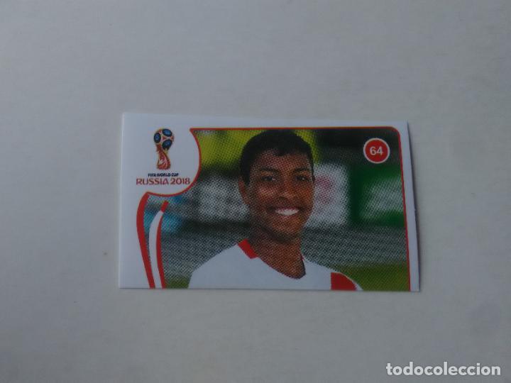 Collezionismo sportivo: 64 MIGUEL ARAUJO SELECCI&Oacute;N PER&Uacute; CROMO STICKER WORLD CUP RUMBO MUNDIAL 2018 EDITADO EN PER&Uacute;