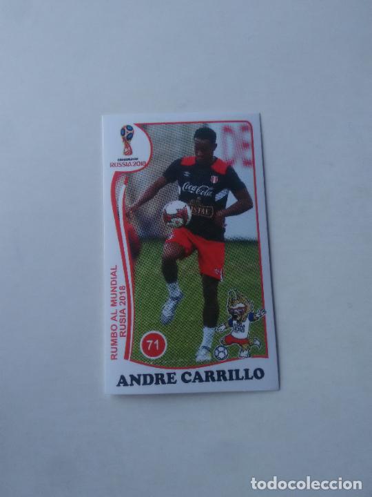 Collezionismo sportivo: 71 ANDR&Eacute; CARRILLO SELECCI&Oacute;N PER&Uacute; CROMO STICKER WORLD CUP RUMBO MUNDIAL 2018 EDITADO EN PER&Uacute;