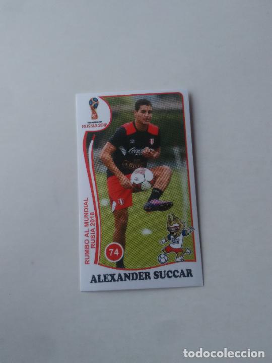 Collezionismo sportivo: 74 ALEXANDER SUCCAR SELECCI&Oacute;N PER&Uacute; CROMO STICKER WORLD CUP RUMBO MUNDIAL 2018 EDITADO EN PER&Uacute;