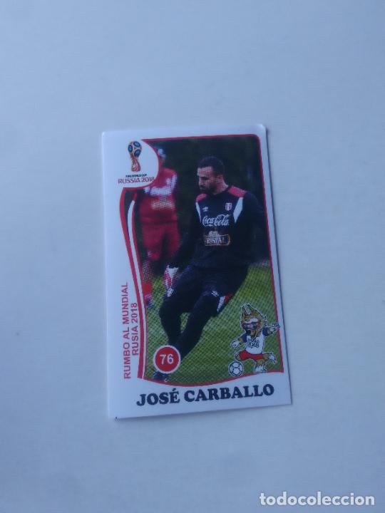 Collezionismo sportivo: 76 JOS&Eacute; CARRILLO SELECCI&Oacute;N PER&Uacute; CROMO STICKER WORLD CUP RUMBO MUNDIAL 2018 EDITADO EN PER&Uacute;