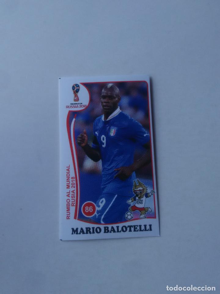 Collezionismo sportivo: 86 BALOTELLI SELECCI&Oacute;N ITALIA CROMO STICKER WORLD CUP RUMBO MUNDIAL 2018 EDITADO EN PER&Uacute;