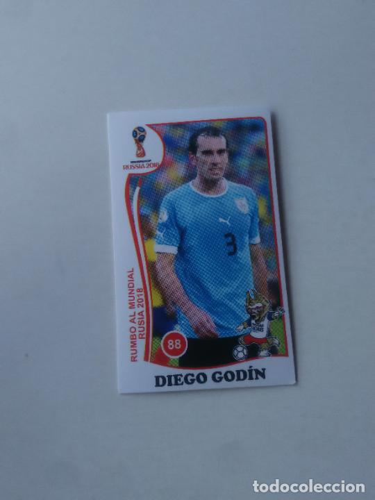 Collezionismo sportivo: 88 GODIN SELECCI&Oacute;N URUGUAY CROMO STICKER WORLD CUP RUMBO MUNDIAL 2018 EDITADO EN PER&Uacute;