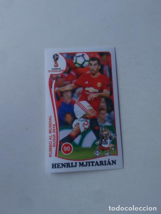 Collezionismo sportivo: 90 HENRIJ MJITARIAN MANCHESTER UNITED CROMO STICKER WORLD CUP RUMBO MUNDIAL 2018 EDITADO EN PER&Uacute;