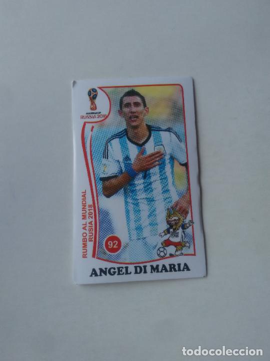 Collezionismo sportivo: 92 DI MARIA SELECCI&Oacute;N ARGENTINA CROMO STICKER WORLD CUP RUMBO MUNDIAL 2018 EDITADO EN PER&Uacute;