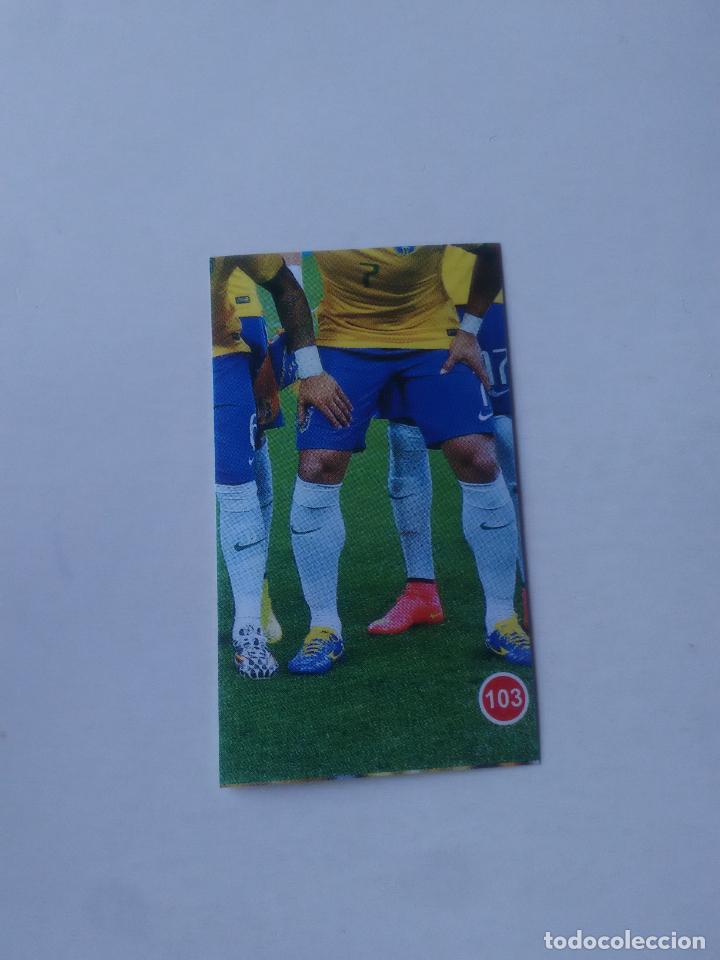 Collezionismo sportivo: 103 EQUIPO SELECCI&Oacute;N BRASIL PUZZLE CROMO STICKER WORLD CUP RUMBO MUNDIAL 2018 EDITADO EN PER&Uacute;