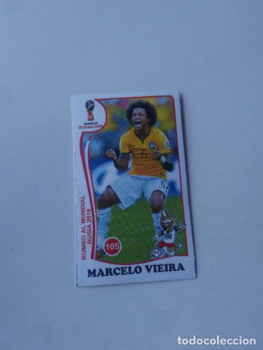 Collezionismo sportivo: 105 MARCELO SELECCI&Oacute;N BRASIL CROMO STICKER WORLD CUP RUMBO MUNDIAL 2018 EDITADO EN PER&Uacute;