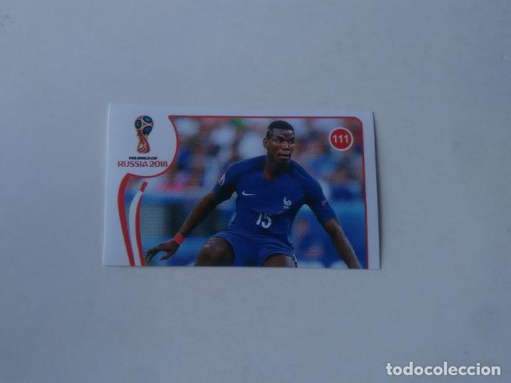Collezionismo sportivo: 111 POGBA SELECCI&Oacute;N FRANCIA CROMO STICKER WORLD CUP RUMBO MUNDIAL 2018 EDITADO EN PER&Uacute;