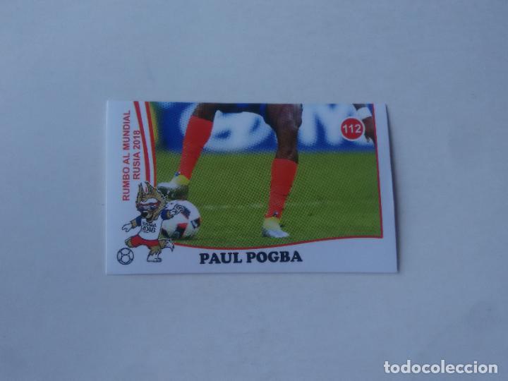 Collezionismo sportivo: 112 POGBA SELECCI&Oacute;N FRANCIA CROMO STICKER WORLD CUP RUMBO MUNDIAL 2018 EDITADO EN PER&Uacute;