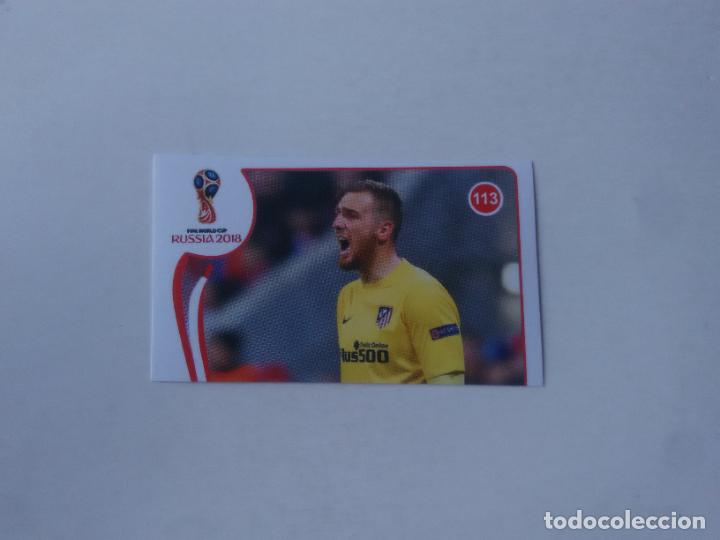 Collezionismo sportivo: 113 OBLAK ATL&Eacute;TICO DE MADRID CROMO STICKER WORLD CUP RUMBO MUNDIAL 2018 EDITADO EN PER&Uacute;