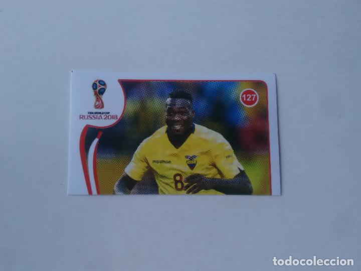 Collezionismo sportivo: 127 FELIPE CAICEDO SELECCI&Oacute;N ECUADOR CROMO STICKER WORLD CUP RUMBO MUNDIAL 2018 EDITADO EN PER&Uacute;