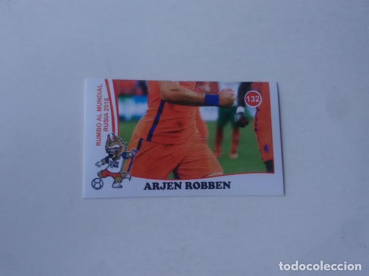 Collezionismo sportivo: 132 ROBBEN SELECCI&Oacute;N HOLANDA CROMO STICKER WORLD CUP RUMBO MUNDIAL 2018 EDITADO EN PER&Uacute;
