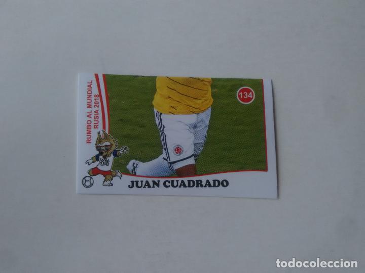 Collezionismo sportivo: 134 JUAN CUADRADO SELECCI&Oacute;N COLOMBIA CROMO STICKER WORLD CUP RUMBO MUNDIAL 2018 EDITADO EN PER&Uacute;