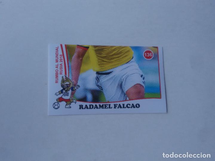 Collezionismo sportivo: 136 RADAMEL FALCAO SELECCI&Oacute;N COLOMBIA CROMO STICKER WORLD CUP RUMBO MUNDIAL 2018 EDITADO EN PER&Uacute;