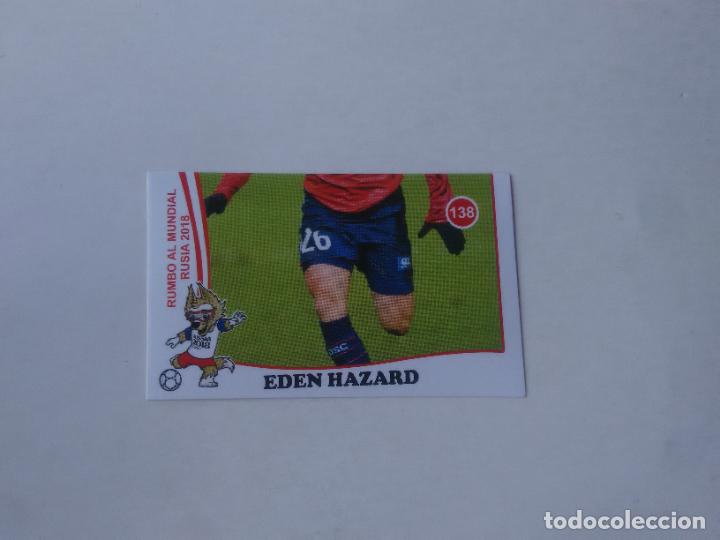 Collezionismo sportivo: 138 EDEN HAZARD SELECCI&Oacute;N B&Eacute;LGICA CROMO STICKER WORLD CUP RUMBO MUNDIAL 2018 EDITADO EN PER&Uacute;
