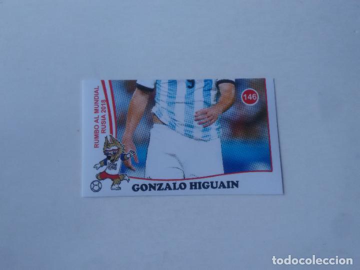 Collezionismo sportivo: 146 HIGUAIN SELECCI&Oacute;N ARGENTINA CROMO STICKER WORLD CUP RUMBO MUNDIAL 2018 EDITADO EN PER&Uacute;