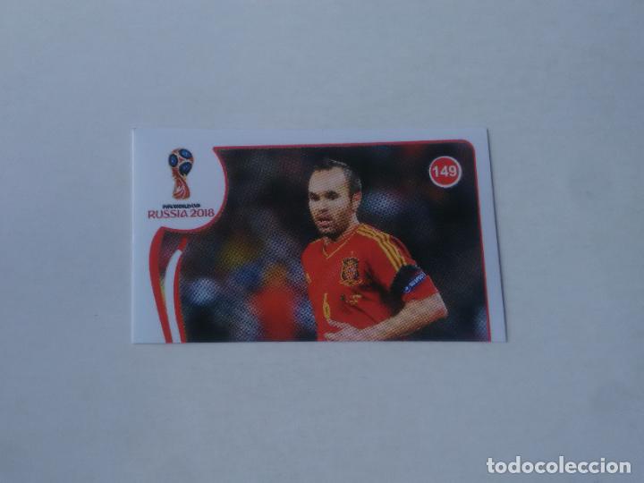 Collezionismo sportivo: 149 INIESTA SELECCI&Oacute;N ESPA&Ntilde;A CROMO STICKER WORLD CUP RUMBO MUNDIAL 2018 EDITADO EN PER&Uacute;