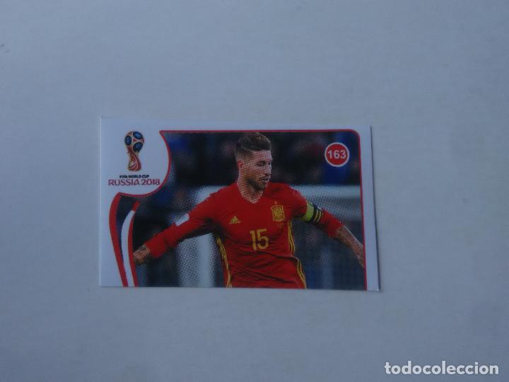 Collezionismo sportivo: 163 SERGIO RAMOS SELECCI&Oacute;N ESPA&Ntilde;A CROMO STICKER WORLD CUP RUMBO MUNDIAL 2018 EDITADO EN PER&Uacute;