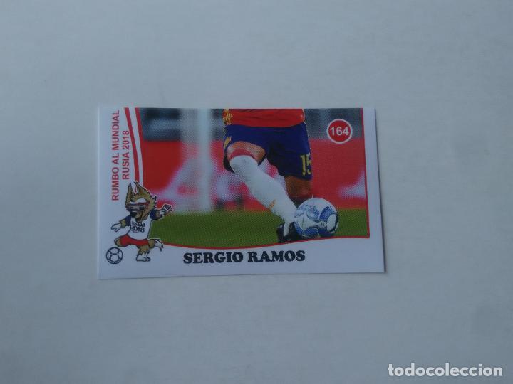 Collezionismo sportivo: 164 SERGIO RAMOS SELECCI&Oacute;N ESPA&Ntilde;A CROMO STICKER WORLD CUP RUMBO MUNDIAL 2018 EDITADO EN PER&Uacute;