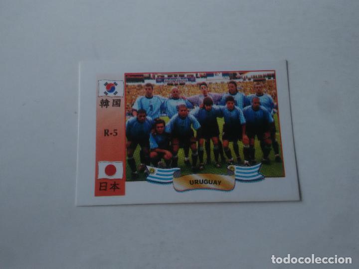 Collezionismo sportivo: 5 EQUIPO SELECCI&Oacute;N URUGUAY CROMO STICKER FUTBOL MUNDIAL 2002 WORLD CUP 02 REYAUCA