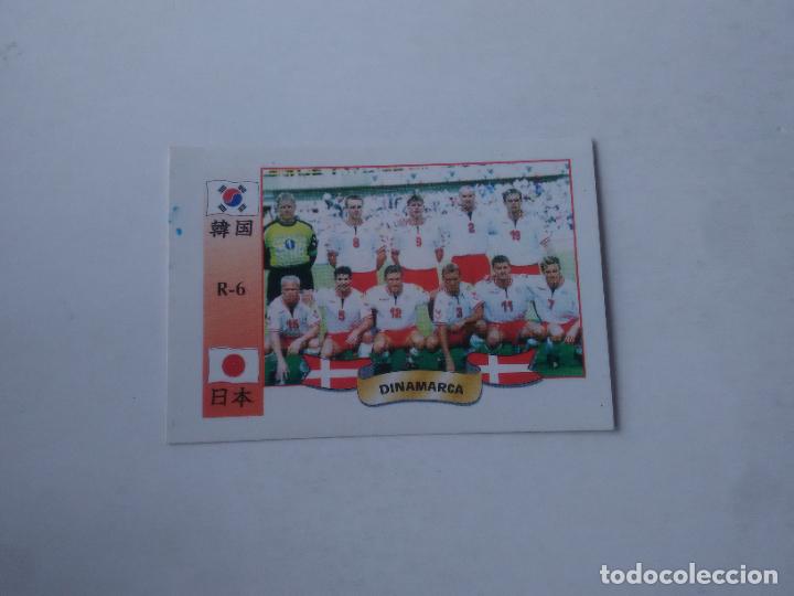 Collezionismo sportivo: 6 EQUIPO SELECCI&Oacute;N DINAMARCA CROMO STICKER FUTBOL MUNDIAL 2002 WORLD CUP 02 REYAUCA