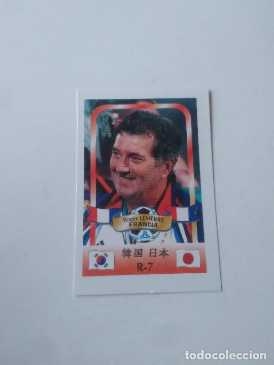Collezionismo sportivo: 7 ROGER LEMERRE SELECCI&Oacute;N FRANCIA CROMO STICKER FUTBOL MUNDIAL 2002 WORLD CUP 02 REYAUCA