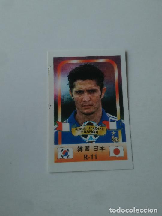 Sammelleidenschaft Sport: 11 LIZARAZU SELECCI&Oacute;N FRANCIA CROMO STICKER FUTBOL MUNDIAL 2002 WORLD CUP 02 REYAUCA