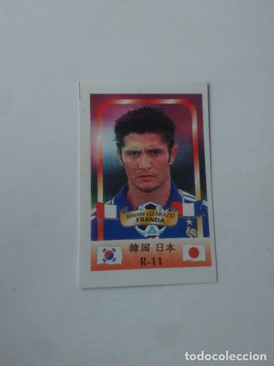 Sammelleidenschaft Sport: 11 LIZARAZU SELECCI&Oacute;N FRANCIA CROMO STICKER FUTBOL MUNDIAL 2002 WORLD CUP 02 REYAUCA