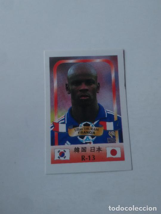 Collezionismo sportivo: 13 THURAM SELECCI&Oacute;N FRANCIA CROMO STICKER FUTBOL MUNDIAL 2002 WORLD CUP 02 REYAUCA
