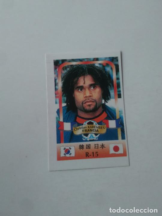 Collezionismo sportivo: 15 KAREMBEU SELECCI&Oacute;N FRANCIA CROMO STICKER FUTBOL MUNDIAL 2002 WORLD CUP 02 REYAUCA