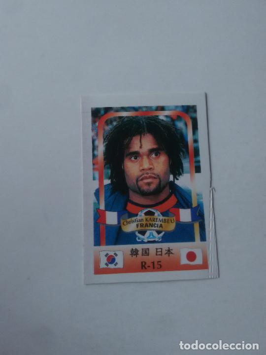 Collezionismo sportivo: 15 KAREMBEU SELECCI&Oacute;N FRANCIA CROMO STICKER FUTBOL MUNDIAL 2002 WORLD CUP 02 REYAUCA