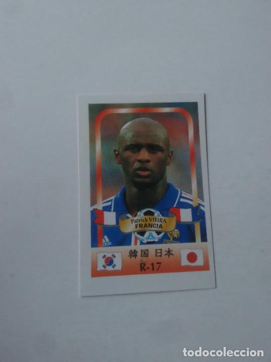 Collezionismo sportivo: 17 PATRICK VIEIRA SELECCI&Oacute;N FRANCIA CROMO STICKER FUTBOL MUNDIAL 2002 WORLD CUP 02 REYAUCA