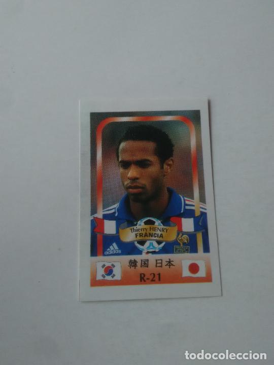 Collezionismo sportivo: 21 HENRY SELECCI&Oacute;N FRANCIA CROMO STICKER FUTBOL MUNDIAL 2002 WORLD CUP 02 REYAUCA