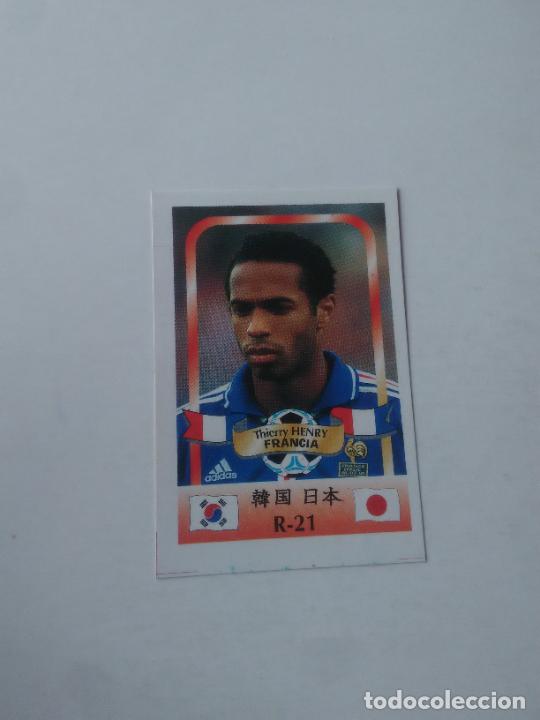 Collezionismo sportivo: 21 HENRY SELECCI&Oacute;N FRANCIA CROMO STICKER FUTBOL MUNDIAL 2002 WORLD CUP 02 REYAUCA