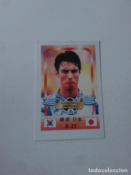 Collezionismo sportivo: 25 FABI&Aacute;N CARINI SELECCI&Oacute;N URUGUAY CROMO STICKER FUTBOL MUNDIAL 2002 WORLD CUP 02 REYAUCA