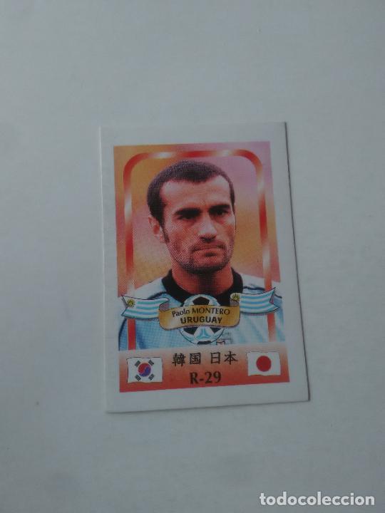 Collezionismo sportivo: 29 PAOLO MONTERO SELECCI&Oacute;N URUGUAY CROMO STICKER FUTBOL MUNDIAL 2002 WORLD CUP 02 REYAUCA