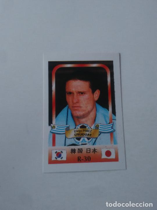 Collezionismo sportivo: 30 DIEGO PEREZ SELECCI&Oacute;N URUGUAY CROMO STICKER FUTBOL MUNDIAL 2002 WORLD CUP 02 REYAUCA