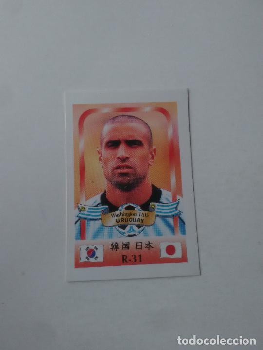 Collezionismo sportivo: 31 WASHINGTON TAIS SELECCI&Oacute;N URUGUAY CROMO STICKER FUTBOL MUNDIAL 2002 WORLD CUP 02 REYAUCA
