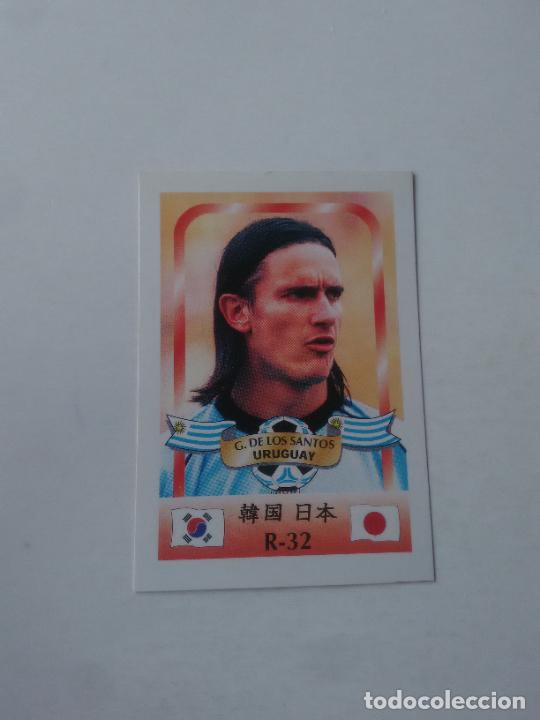 Collezionismo sportivo: 32 G. DE LOS SANTOS SELECCI&Oacute;N URUGUAY CROMO STICKER FUTBOL MUNDIAL 2002 WORLD CUP 02 REYAUCA