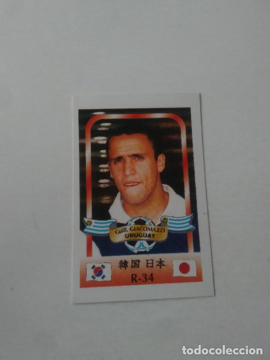 Collezionismo sportivo: 34 GIACOMAZZI SELECCI&Oacute;N URUGUAY CROMO STICKER FUTBOL MUNDIAL 2002 WORLD CUP 02 REYAUCA