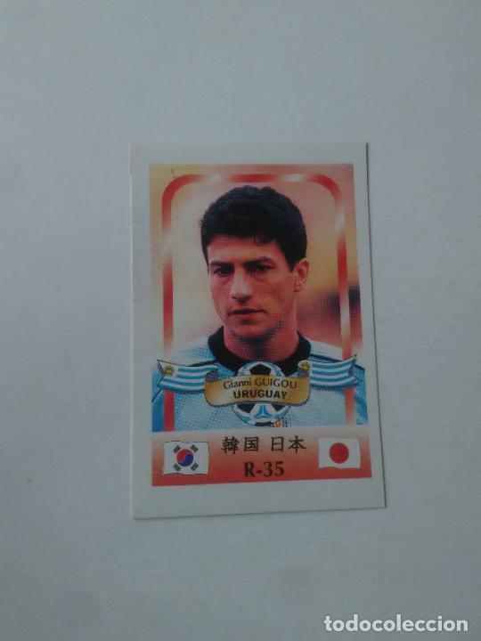Collezionismo sportivo: 35 GIANNI GUIGOU SELECCI&Oacute;N URUGUAY CROMO STICKER FUTBOL MUNDIAL 2002 WORLD CUP 02 REYAUCA