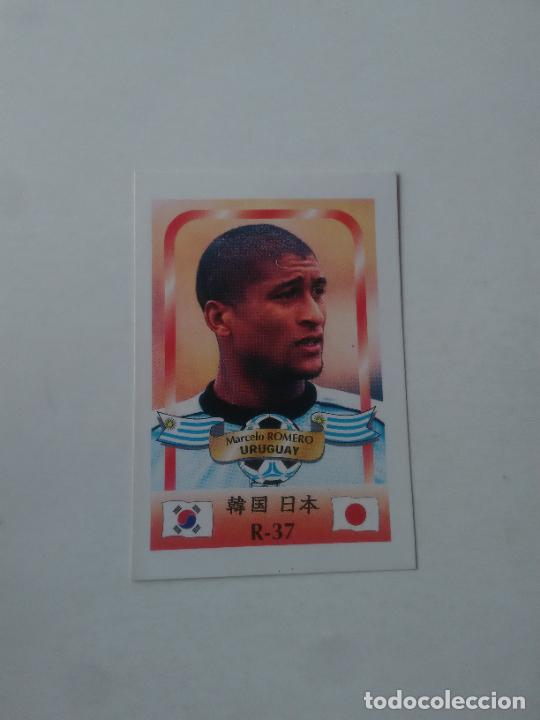 Collezionismo sportivo: 37 MARCELO ROMERO SELECCI&Oacute;N URUGUAY CROMO STICKER FUTBOL MUNDIAL 2002 WORLD CUP 02 REYAUCA