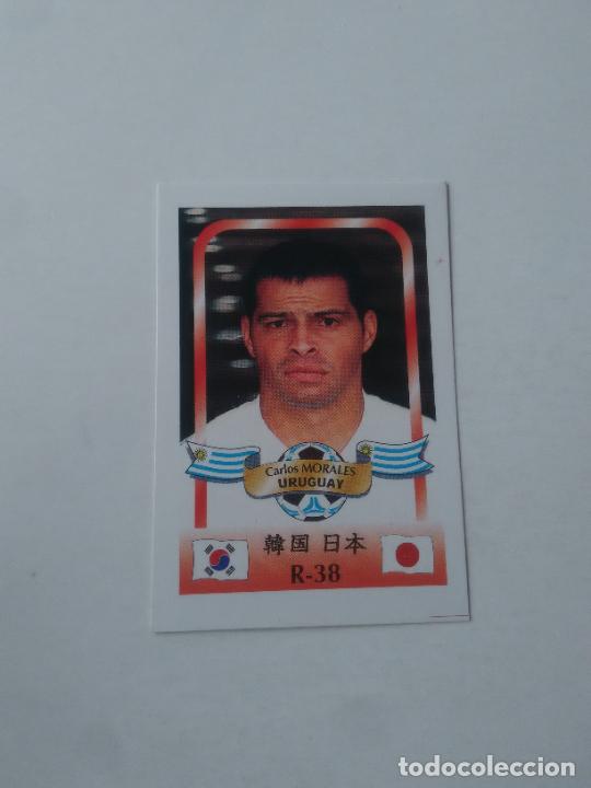 Collezionismo sportivo: 38 CARLOS MORALES SELECCI&Oacute;N URUGUAY CROMO STICKER FUTBOL MUNDIAL 2002 WORLD CUP 02 REYAUCA